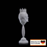 Halloween Tischlampe „Kerzenhalter – gruselige Totenköpfe“ – 3D-Druck Made in Germany