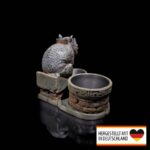 Backflow Räucherkegel Schrein mit Nashorn | 3D-Druck Made in Germany