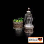 Backflow Räucherkegel Schrein mit Nashorn | 3D-Druck Made in Germany