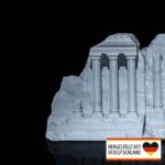 Buchstütze Antike Ruine – 3D-Druck aus Deutschland