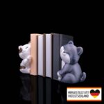 Buchstütze Katzen – 3D-Druck aus Deutschland