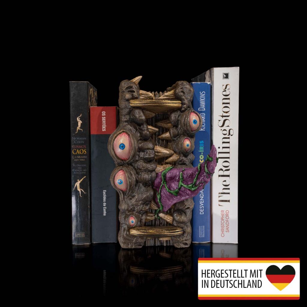 Buchstütze Monster – 3D-Druck aus Deutschland