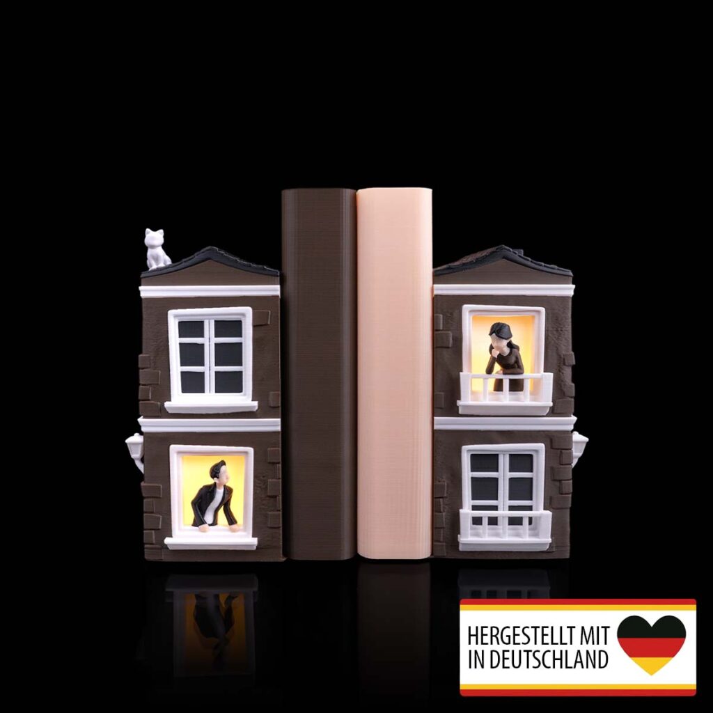 Buchstütze Sehnsucht – 3D-Druck aus Deutschland