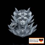 Wandlampe „Dämonin“ – 3D-Druck Made in Germany | LED Teelichthalter