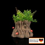 Pflanztopf schlafender Drache - Mystische Garten-Deko