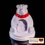 Diorama Eisbär – festliche Weihnachtsdeko aus 3D-Druck