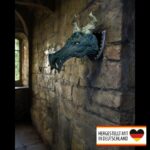 Wanddeko Drachen Trophäe - Mystische Eleganz für Dein Zuhause