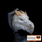 Wanddeko Polardrachen Trophäe - Mystisches Designhighlight