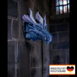 Wanddeko Eisdrache - Mystischer Blickfang für dein Zuhause