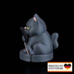 Figur Katze mit Handy – 3D-Druck in Germany