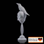 Halloween Tischlampe „Kerzenhalter – gruselige Totenköpfe“ – 3D-Druck Made in Germany