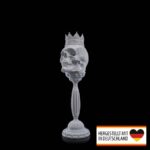 Halloween Tischlampe „Kerzenhalter – gruselige Totenköpfe“ – 3D-Druck Made in Germany