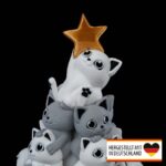 Tischlampe „Katzen- Tannenbaum“ – 3D-Druck Made in Germany | Teelichthalter