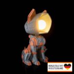 Kinderzimmerlampen Nachtlicht Stehlampe „Mecha Hund“ – 3D-Druck in Germany