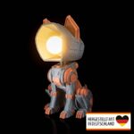 Kinderzimmerlampen Nachtlicht Stehlampe „Mecha Hund“ – 3D-Druck in Germany