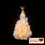 Tischlampe „Kristall Tannenbaum“ – 3D-Druck Made in Germany | Teelichthalter