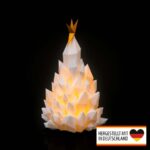 Tischlampe „Kristall Tannenbaum“ – 3D-Druck Made in Germany | Teelichthalter