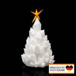 Tischlampe „Kristall Tannenbaum“ – 3D-Druck Made in Germany | Teelichthalter