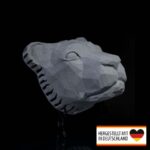 Wandlampe „Löwenkopf“ – 3D-Druck Made in Germany