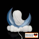 Kinderzimmerlampen Nachtlicht Stehlampe „Mädchen auf dem Mond“ – 3D-Druck in Germany