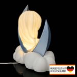 Kinderzimmerlampen Nachtlicht Stehlampe „Mädchen auf dem Mond“ – 3D-Druck in Germany