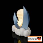 Kinderzimmerlampen Nachtlicht Stehlampe „Mädchen auf dem Mond“ – 3D-Druck in Germany