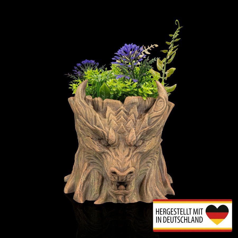 Pflanztopf Baumdrache - Kreative Pflanzenwelt