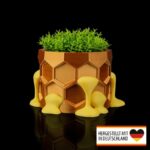 Pflanztopf Bienenwabe - Dein Design-Highlight