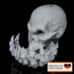 Backflow Räucherkegel Totenkopf | 3D-Druck Made in Germany