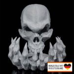 Backflow Räucherkegel Totenkopf | 3D-Druck Made in Germany