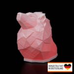 Poly Tischlampe „Löwenkopf“ – 3D-Druck aus Deutschland
