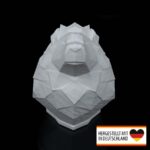 Poly Tischlampe „Löwenkopf“ – 3D-Druck aus Deutschland
