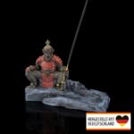 Räucherstäbchenhalter Affenkrieger - Handbemaltes Kunstwerk