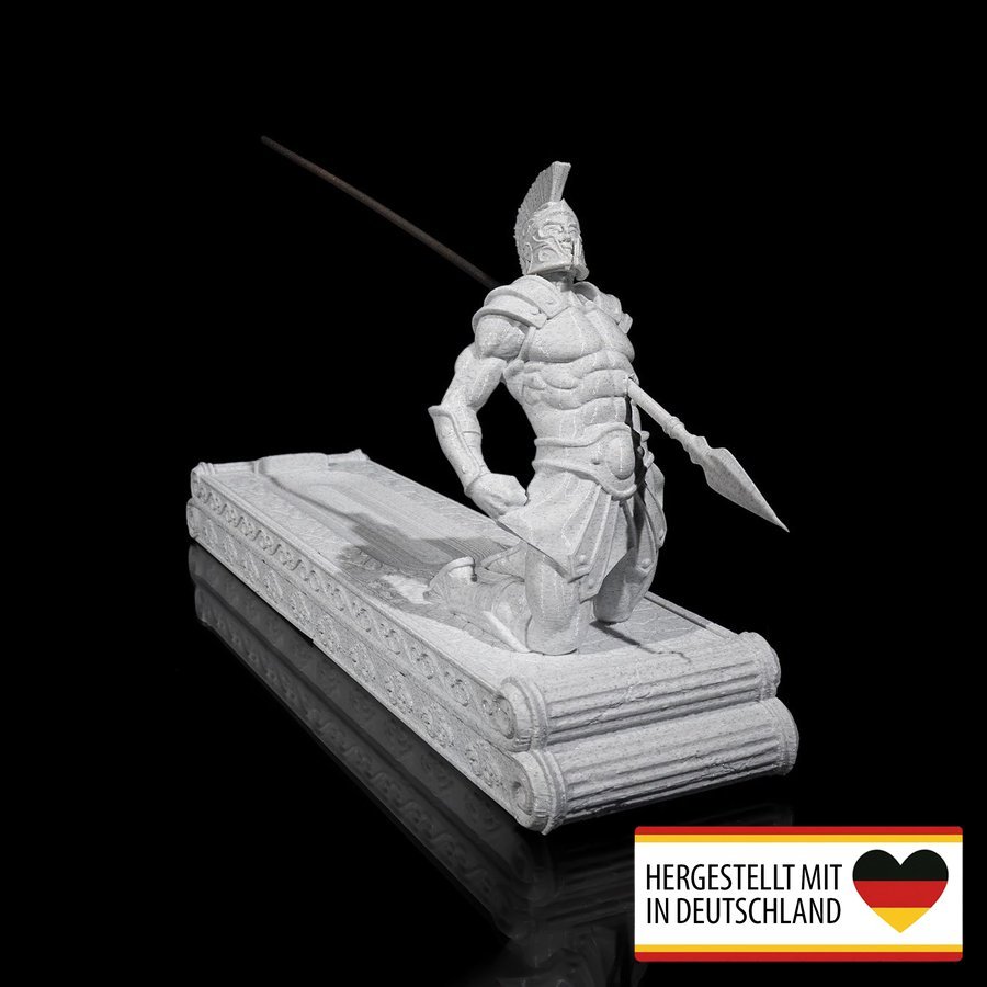 Räucherstäbchenhalter gefallener Hoplite - Antikes Design