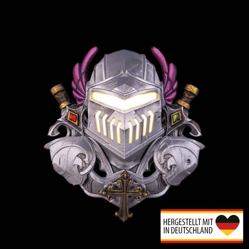 Wandlampe „Ritter“ – 3D-Druck Made in Germany