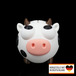 Niedliche Spardose in Kuhform aus PLA, Hauptansicht