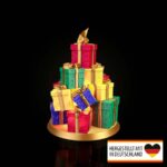 Tischlampe „Geschenke- Baum“ – 3D-Druck Made in Germany | Teelichthalter