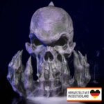 Backflow Räucherkegel Totenkopf | 3D-Druck Made in Germany