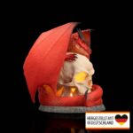 Tischlampe „Drache & Totenkopf“ – 3D-Druck made in Germany