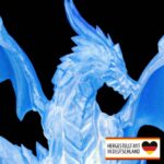 Tischlampe „Eisdrache“ – 3D-Druck Made in Germany