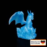 Tischlampe „Eisdrache“ – 3D-Druck Made in Germany