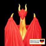 Tischlampe „Feuerdrache“ – 3D-Druck Made in Germany