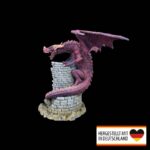 Tischlampe „Feuerdrache Turm“ – Premium 3D-Druck Made in Germany
