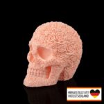 Totenkopf mit Rosen - Einzigartiges Kunstwerk für Dein Zuhause