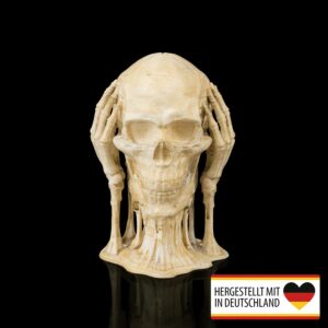 Mystisches Totenkopf Trio als Deko-Highlight für Zuhause