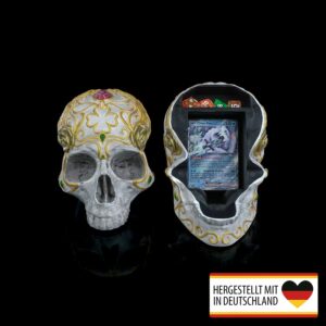 Totenkopf Versteck für Würfel und Karten