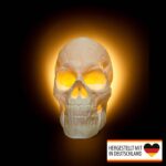 Wandlampe und Steckdosenlampe „Totenkopf“ – 3D-Druck Made in Germany