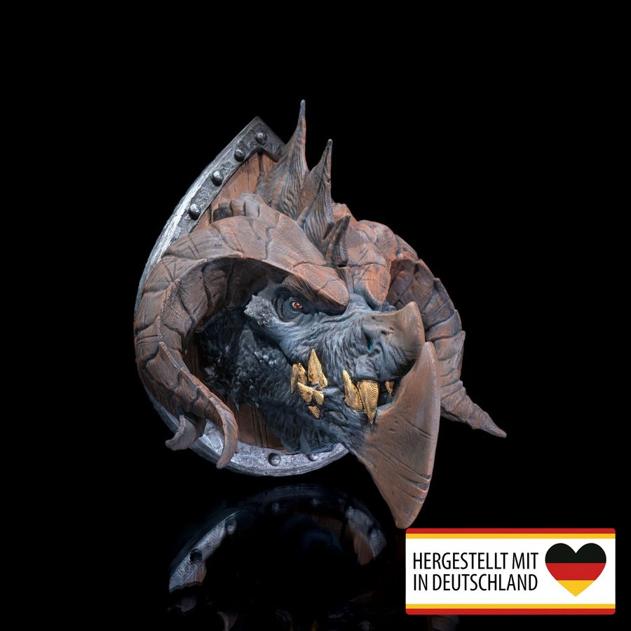 Wanddeko Drachen Titan Trophäe - Mystisches Highlight für Dein Zuhause