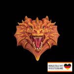 Wandlampe „Drachenkopf“ – 3D-Druck Made in Germany