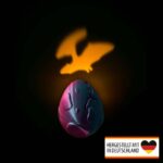 Wandlampe Kinderzimmer „Dinosaurierei“ – 3D Druck made in Germany